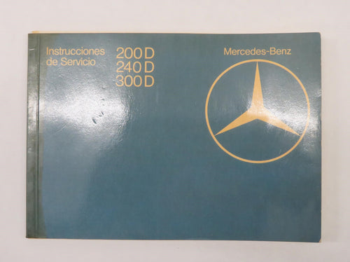 Instrucciones de servicio Mercedes Benz W123 Diesel owners manual Spanish 1235840582