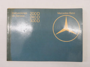 Instrucciones de servicio Mercedes Benz W123 Diesel owners manual Spanish 1235840582