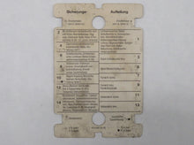 Laden Sie das Bild in den Galerie-Viewer, Mercedes Benz W123 300D 240D Einlage Beschriftung Sicherungskasten 1235450500
