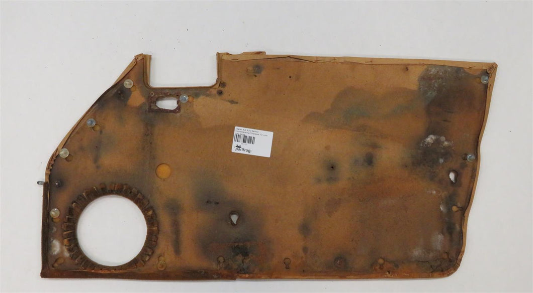 Jaguar XJ6 XJ12 Serie 2 Türverkleidung Türpappe Tür vorn links beige