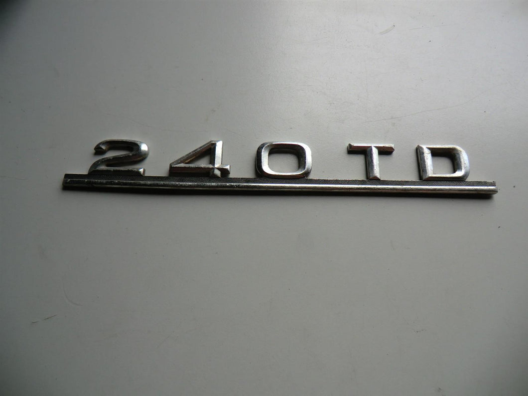 Mercedes Benz S123 Kombi Schriftzug Emblem 240TD 1238171515