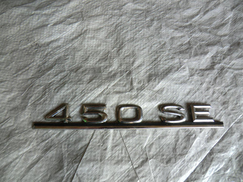 Mercedes Benz W116 450 SE Schriftzug Emblem