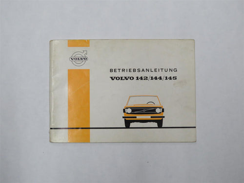 Betriebsanleitung Volvo 142/144/145