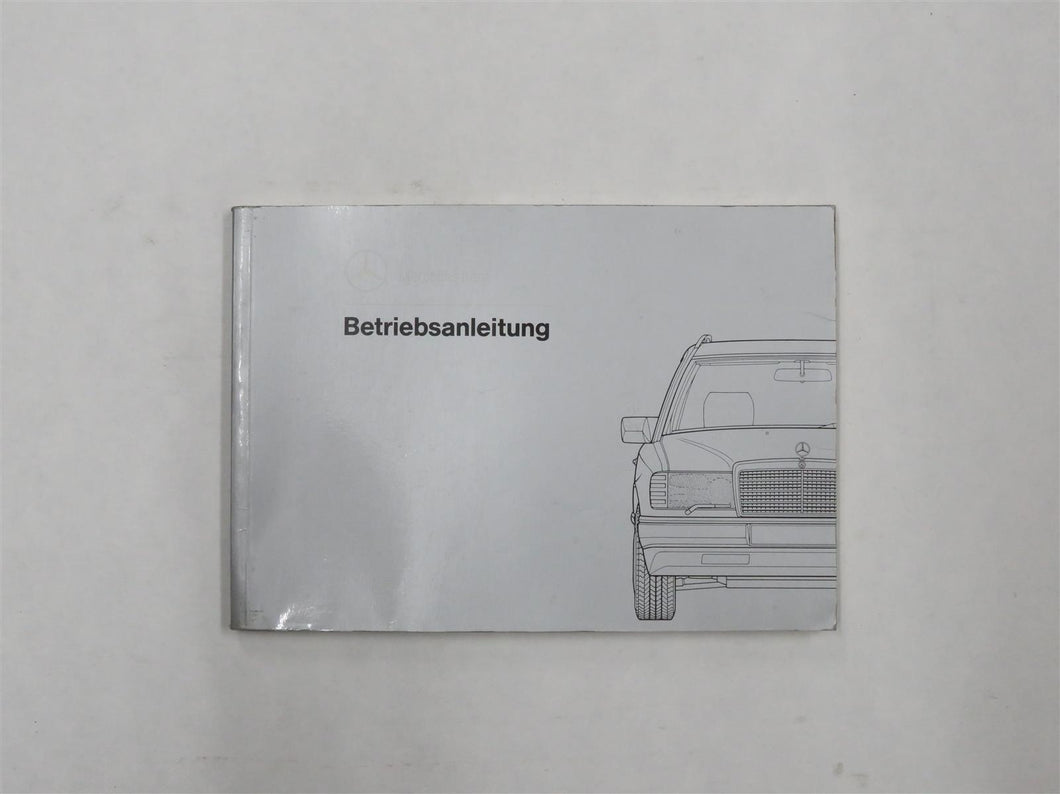 Betriebsanleitung Mercedes Benz S124 Kombi T-Modell 1245843583