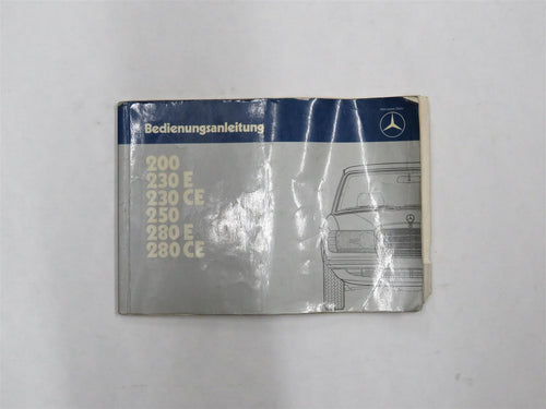 Bedienungsanleitung Mercedes Benz W123 original 1235849682