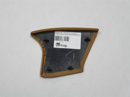 Porsche 911 996 986 Verkleidung Mittelkonsole Leder beige 99655209004