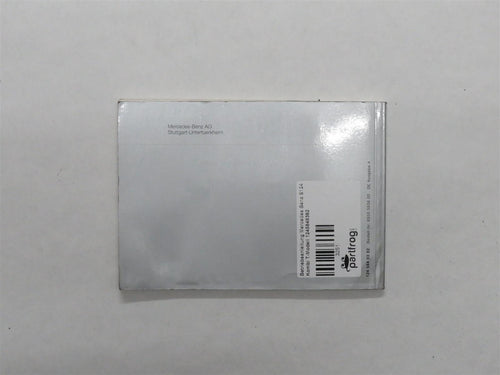 Betriebsanleitung Mercedes Benz S124 Kombi T-Modell 1245849382