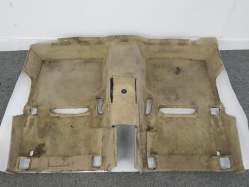 Mercedes Benz W140 S-Klasse Teppich unten hinten beige