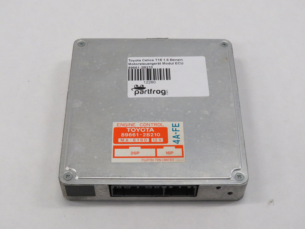 Toyota Celica T18 1.6 Benzin Motorsteuergerät Modul ECU 89661-2B210