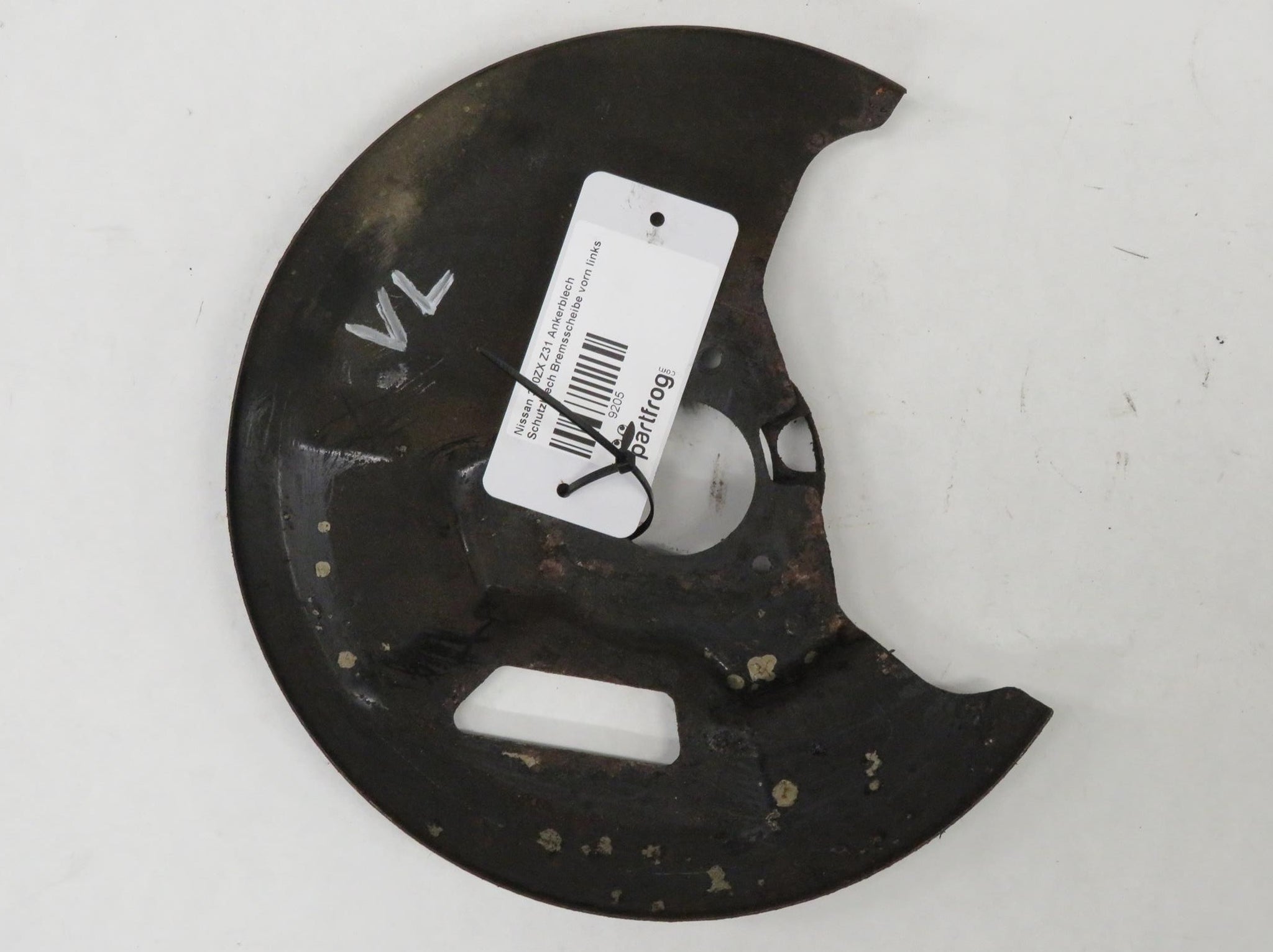 schutzblech bremsscheibe notwendig Nissan 300ZX Z31 Ankerblech Schutzblech Bremsscheibe vorn links – PARTFROG