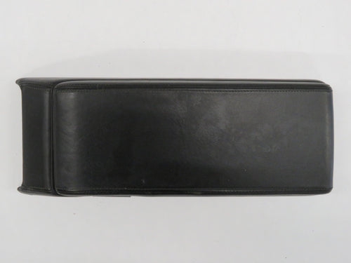 Porsche 928 S4 Kassettenbox Mittelkonsole Ablage Leder Schwarz 92855570155