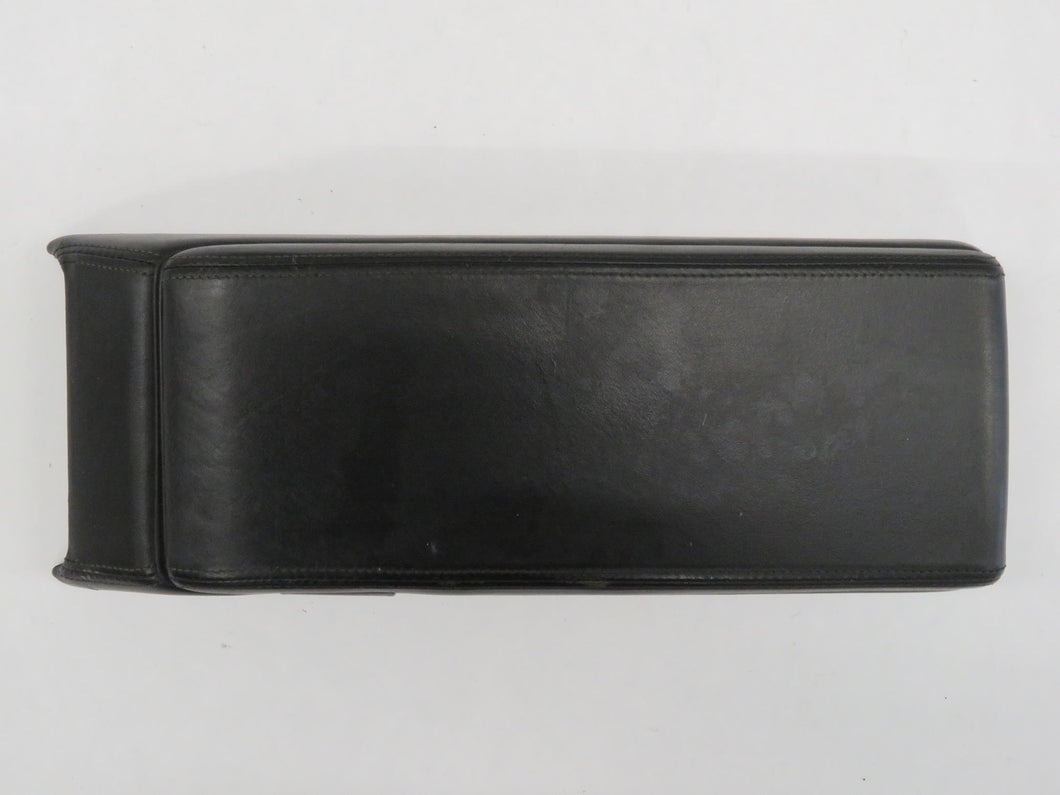 Porsche 928 S4 Kassettenbox Mittelkonsole Ablage Leder Schwarz 92855570155