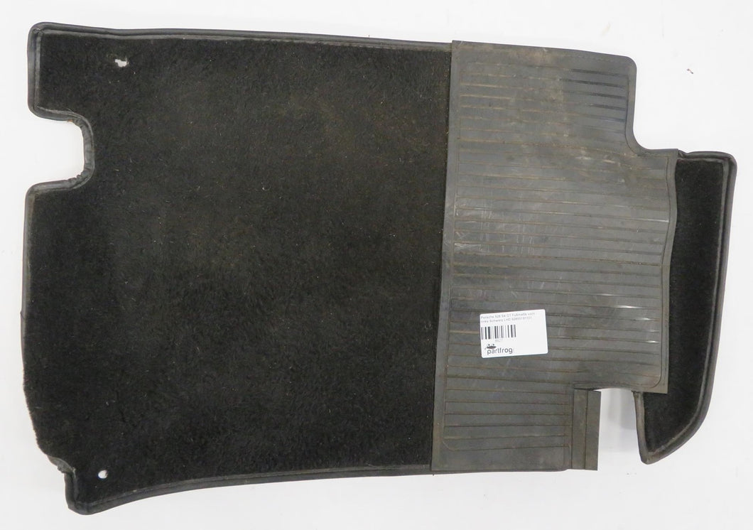 Porsche 928 S4 GT Fußmatte vorn links Schwarz LHD 92855191101