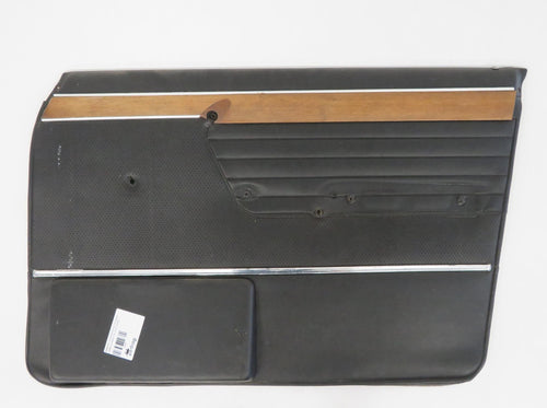 BMW E3 Türverkleidung Türpappe Leder schwarz Tür vorn rechts