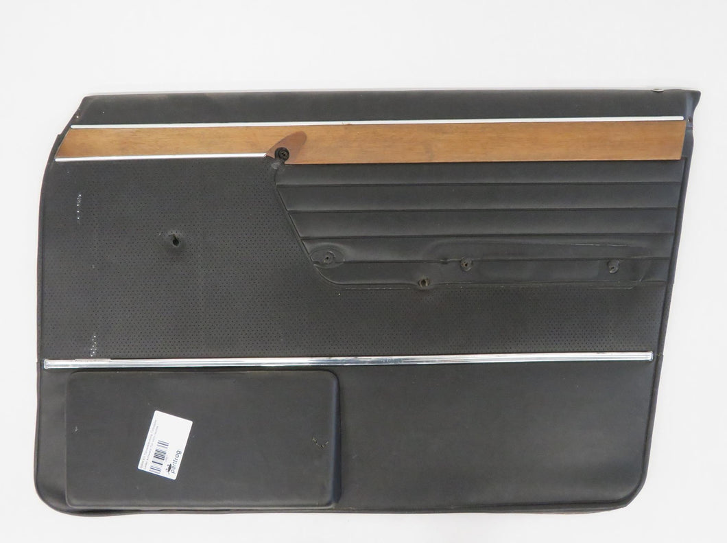 BMW E3 Türverkleidung Türpappe Leder schwarz Tür vorn rechts