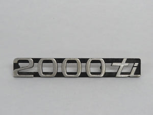 BMW 2000 Ti TiLux Neue Klasse Emblem Schriftzug vorn 2000Ti