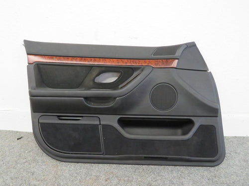 BMW E38 7er Türverkleidung Türpappe schwarz Tür vorn links