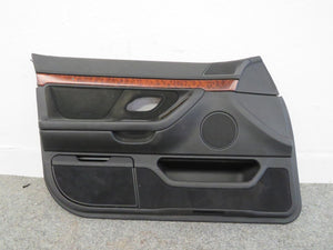 BMW E38 7er Türverkleidung Türpappe schwarz Tür vorn links