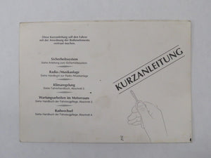 Jaguar X100 Series XK8 Bedienungsanleitung Kurzanleitung JJM132014/87