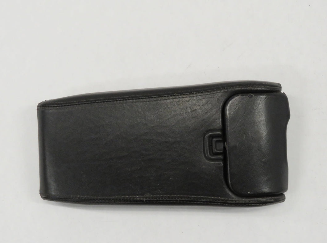 Jaguar X100 XKR XK8 Deckel Mittelkonsole Mittelarmlehne Leder Schwarz arm rest