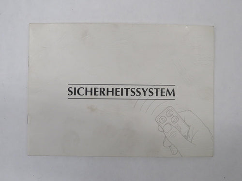 Jaguar X100 Series XK8 Bedienungsanleitung Sicherheitssystem JJM132299/87