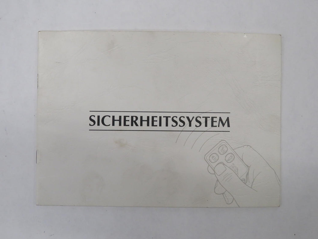 Jaguar X100 Series XK8 Bedienungsanleitung Sicherheitssystem JJM132299/87