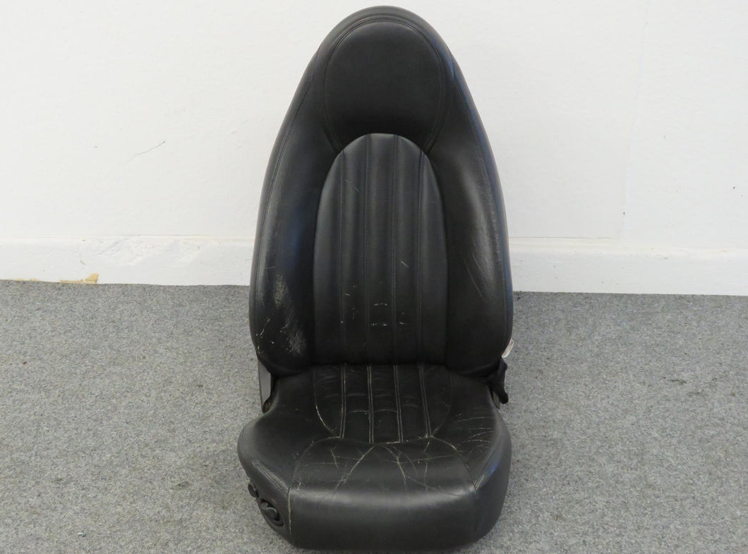 Jaguar X100 XKR XK8 Beifahrersitz Sitz vorn rechts LHD Leder Schwarz