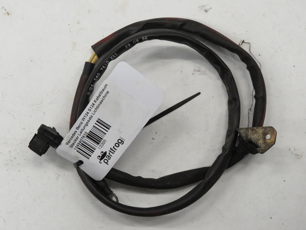 Mercedes Benz W124 S124 Kabelbaum Stecker Leitungssatz Lichtmaschine 1245407610