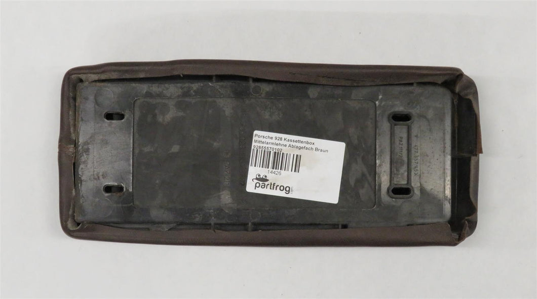 Porsche 928 Kassettenbox Mittelarmlehne Ablagefach Braun 92855570102