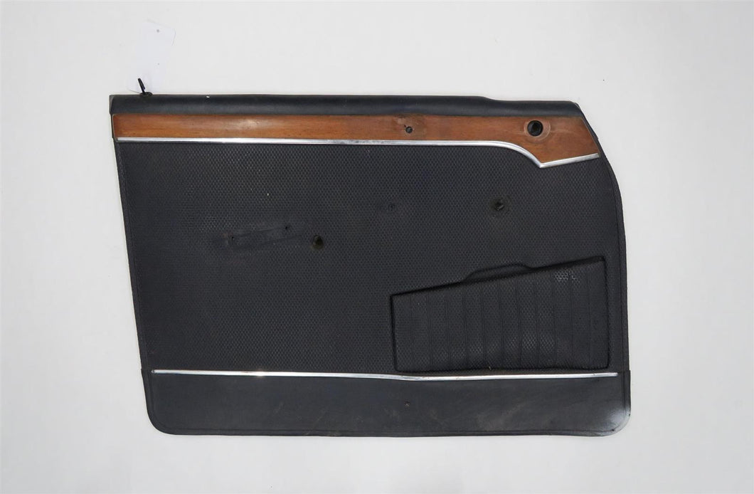 BMW Neue Klasse 1600 1800 2000 Türverkleidung Türpappe vorn links  blau Holz