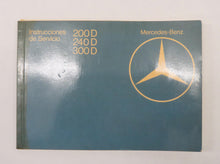 Laden Sie das Bild in den Galerie-Viewer, Instrucciones de servicio Mercedes Benz W123 Diesel owners manual Spanish 1235840582