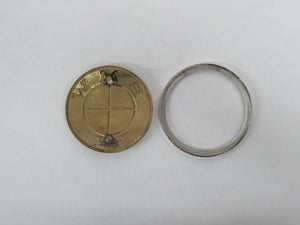 BMW Logo Nr.1 Emblem Plakette Oldtimer mit Ring 82mm Carl Dillenius Pforzheim