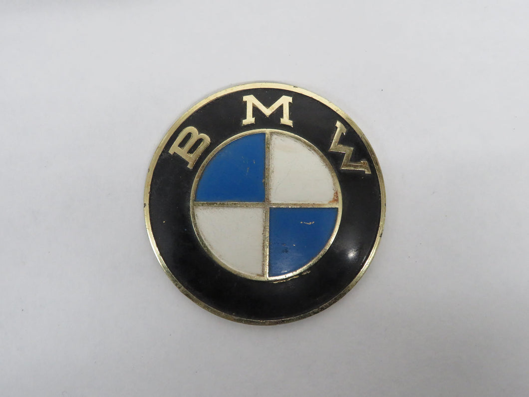 BMW Logo Nr.1 Emblem Plakette Oldtimer mit Ring 82mm Carl Dillenius Pforzheim
