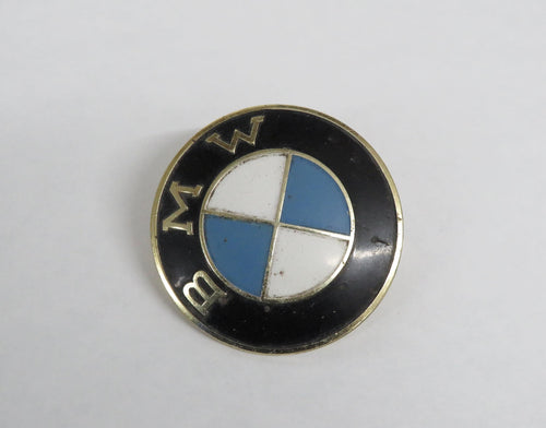 BMW Logo Nr.1 Emblem Plakette Oldtimer mit Ring 82mm Carl Dillenius Pforzheim