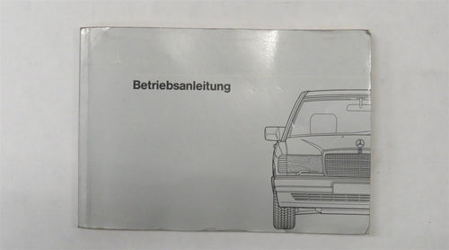 Bedienungsanleitung Owners Manual Mercedes Benz W201 190D 190E 2015843997