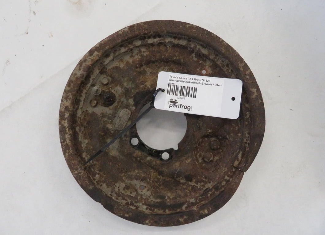Toyota Celica TA4 RA4 (78-82) Grundplatte Ankerblech Bremse hinten links
