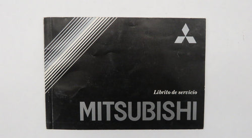 Mitsubishi Pajero Montero L040 Scheckheft Spanisch leer Librito de Servicio