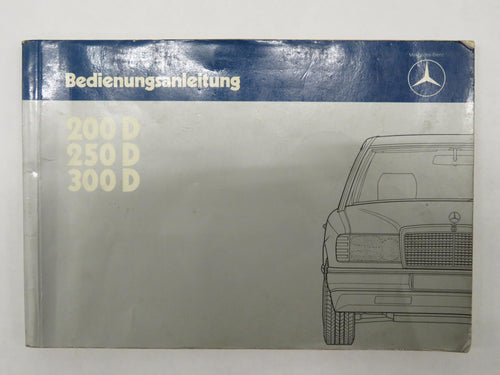 Bedienungsanleitung Owners Manual Mercedes Benz W124 Diesel original 1245841396