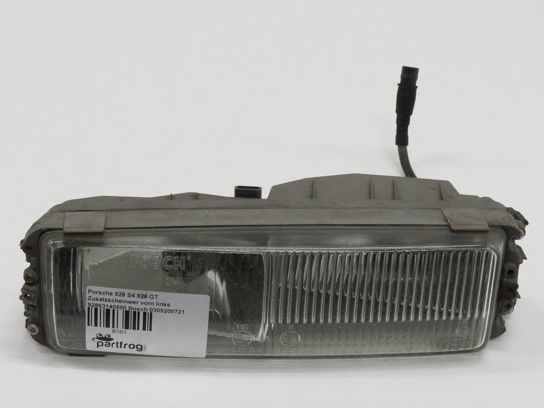 Porsche 928 S4 928 GT Zusatzscheinwer vorn links 92863140500 Bosch 0305200721