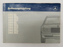 Laden Sie das Bild in den Galerie-Viewer, Mercedes Benz W126 C126 Bedienungsanleitung owners manual 1265845497