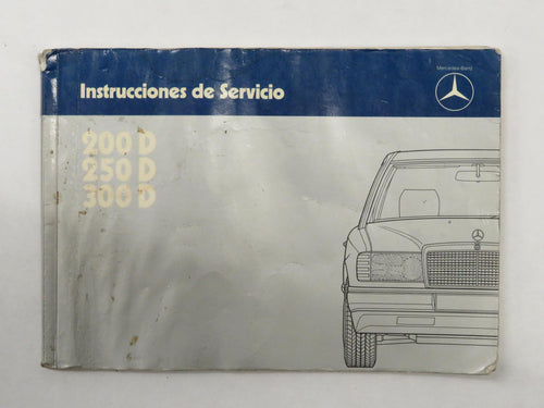Instrucciones de servicio Mercedes Benz W124 Diesel owners manual Spanish 1245841796