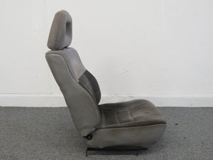 Mitsubishi Pajero Montero L040 Sitz vorn links Fahrersitz grau