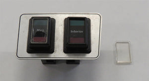Jaguar XJ6 XJ12 Serie 2 Schalter Innenbeleuchtung Armaturenbrett Mitte C40044 C40045