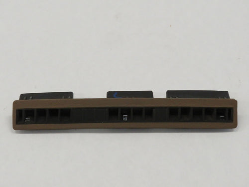 Nissan 300ZX Z31 Defroster Gitter Luftauslass Armaturenbrett vorn links braun