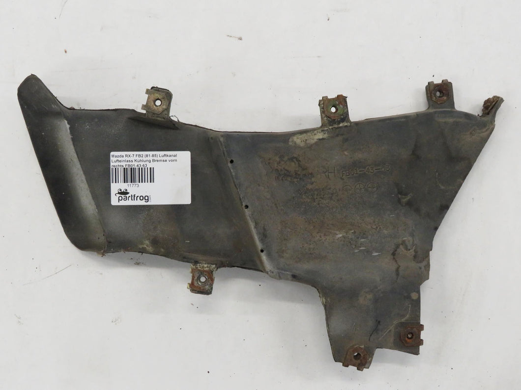 Mazda RX-7 FC (85-91) Luftkanal Lufteinlass Kühlung Bremse vorn rechts FB01-43-63