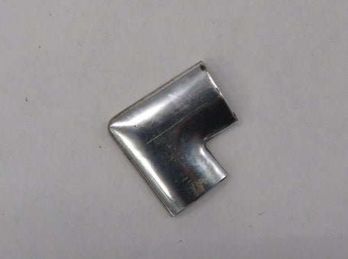 BMW E3 Chromleiste Zierleiste Scheibenrahmen Heckscheibe Eckstück links