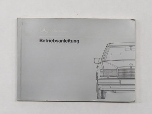 Bedienungsanleitung Owners Manual Mercedes Benz W124 Diesel original 1245844882