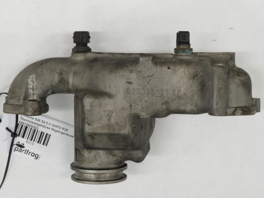 Porsche 928 S4 5.0 320PS M28 Thermostatgehäuse Reglergehäuse 92810606503