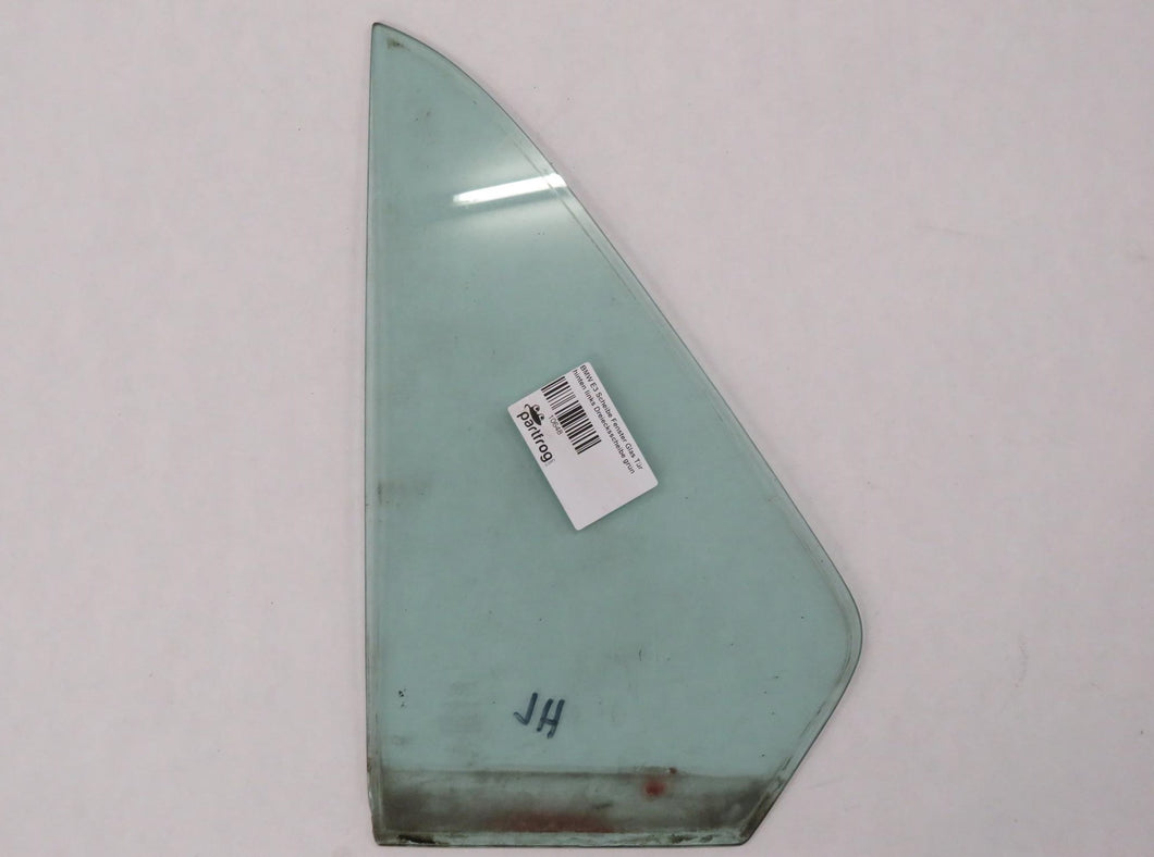BMW E3 Scheibe Fenster Glas Tür hinten links Dreiecksscheibe grün
