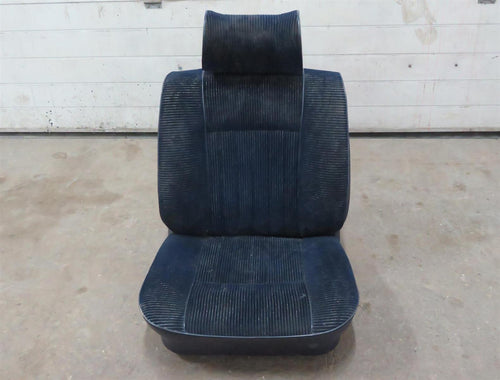 BMW E12 Beifahrersitz Sitz vorne rechts blau Stoff